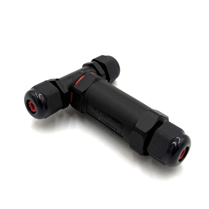 Manșon de cablu cu protecție IP68 cu 3 poli pentru conectarea a 3 cabluri (CUJ-03)