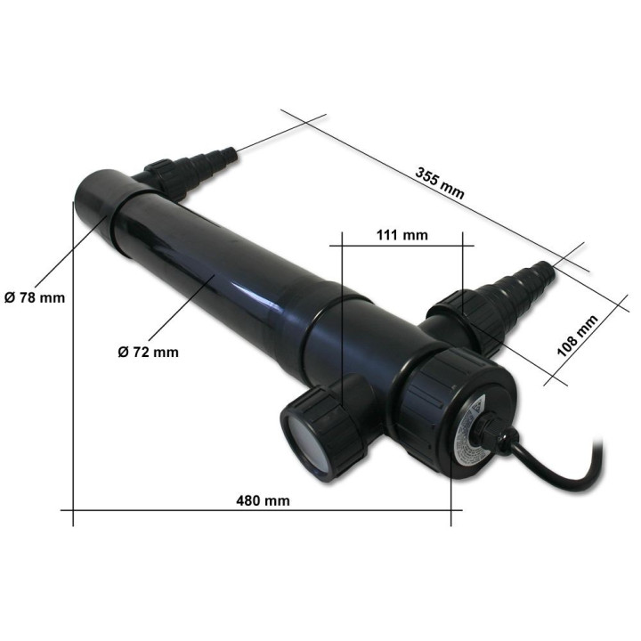 Sterilizator SunSun UV-C 36W (CUV-136)