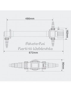 Sterilizator SunSun UVC 55W (CUV-155)