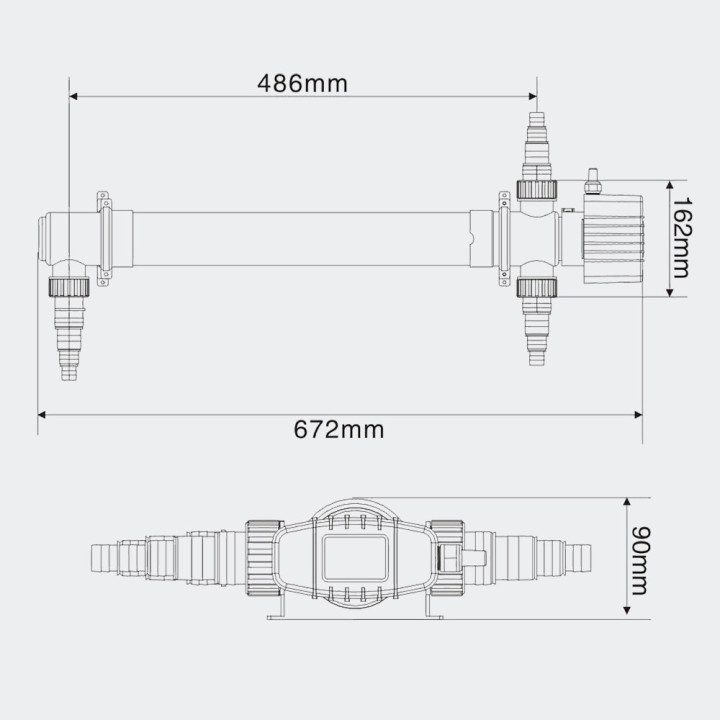 Sterilizator SunSun UVC 55W (CUV-155)