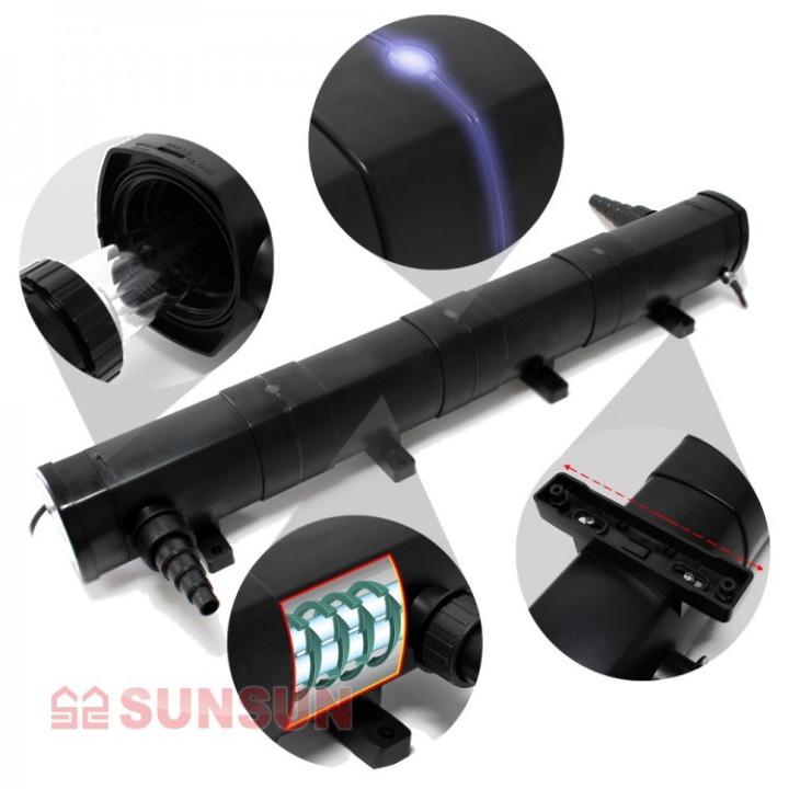 Sterilizator UV-C 72W cu autocuratare (CUV-272)