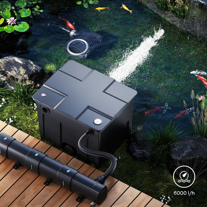 Sterilizator UV-C 72W cu autocuratare (CUV-272)