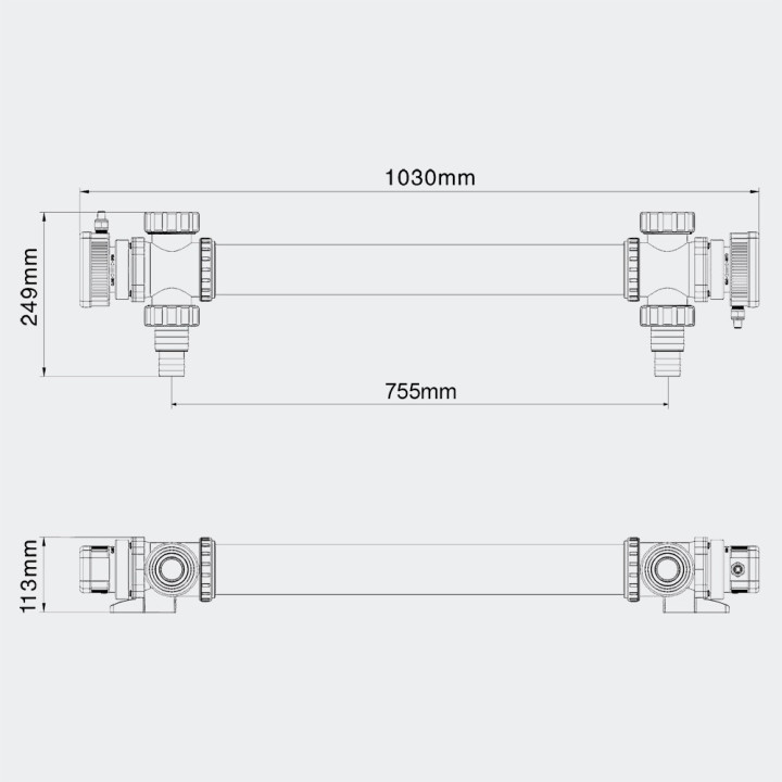 SunSun UV-C lampa inox 72W (CUV-772)
