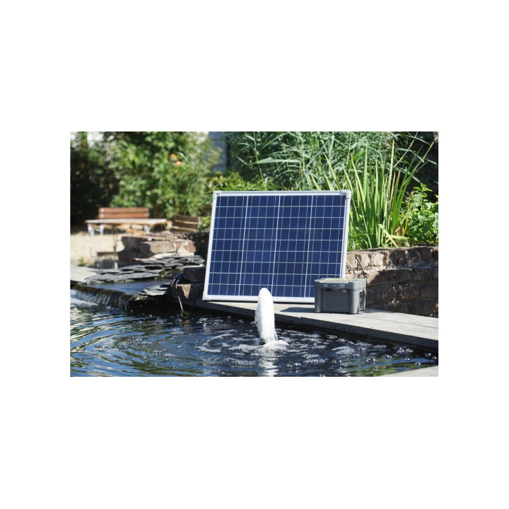 Ubbink SolarMax 2500 cu pompă solară și baterie - fish-farm.ro