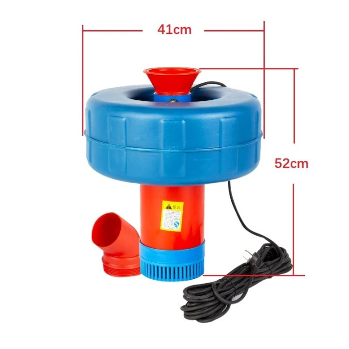 Aerator piscicol si fantana arteziana iazuri lacuri helestee 0,75kw