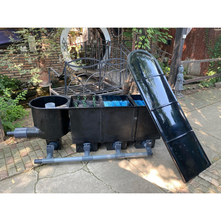 Filtru cu 3 camere + 1 filtru vortex 320 litri Olandez