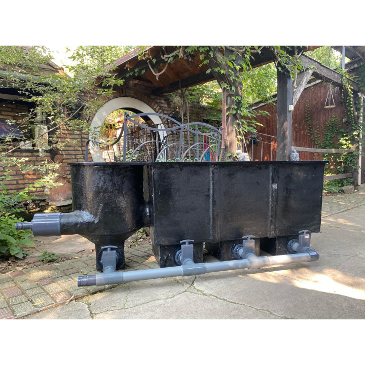 Filtru cu 3 camere + 1 filtru vortex 320 litri Olandez