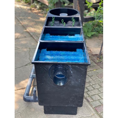 Filtru cu 3 camere + 1 filtru vortex 320 litri Olandez