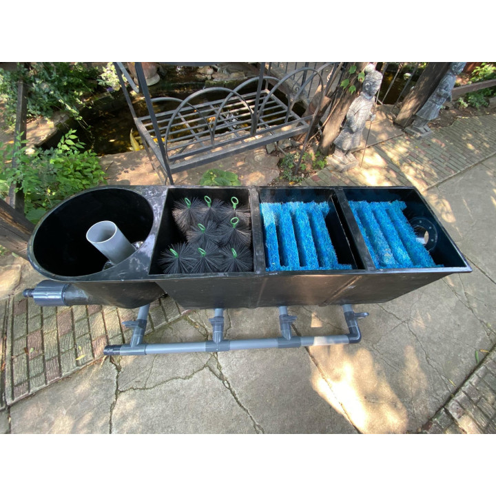 Filtru cu 3 camere + 1 filtru vortex 320 litri Olandez