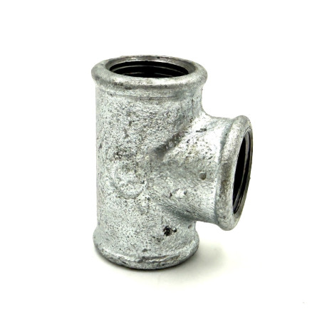 Teu fonta zincata 5/4" FI. Teu zincat, gri.