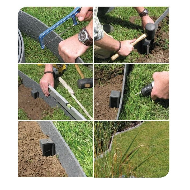 ECOLAT ECOPIC PILĂ PLASTIC ÎN FORMA DE H 38 CM X 4 CM X 4 CM ( MARO )