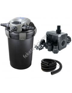 Set filtrare iaz subpresiune Hailea QF 10 (8000) cu lampa UVC 7W Set 1