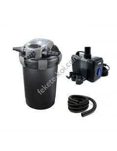 Set filtrare iaz subpresiune Hailea QF 10 (8000) cu lampa UVC 7W Set 1