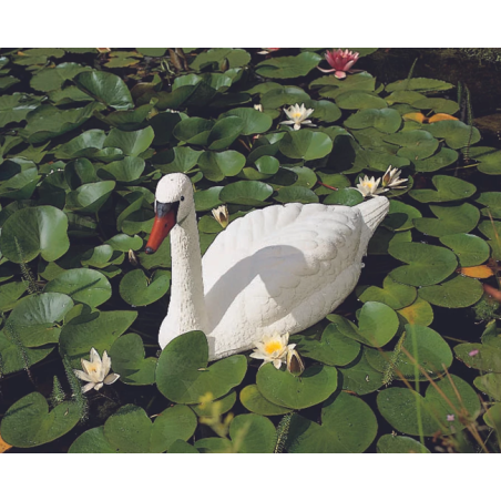 Lebădă albă 54,5cm - figurină din plastic