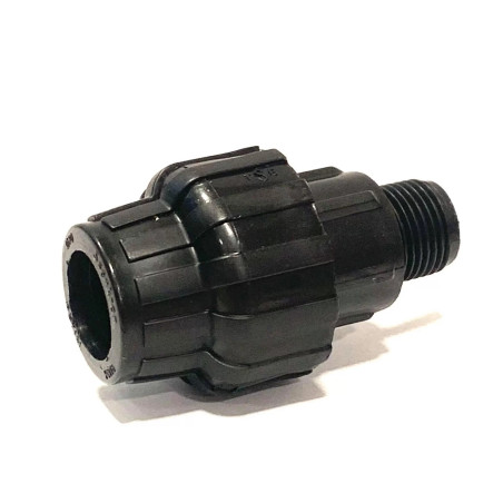 Racord compresiune EXTENSIE FE 20x1/2" negru PN10 - Produse pe stoc!