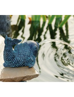 Pește mic Ubbink - bronz Gargoyle figurină de 12,5 cm