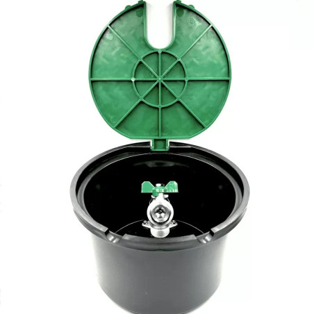 Cutie rotunda cu robinet