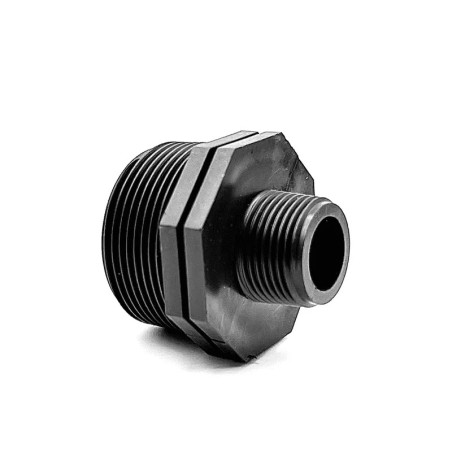 Plastic reductie niplu 6/4 x 1" FE-FE