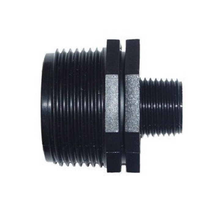 Plastic reductie niplu 6/4 x 1" FE-FE