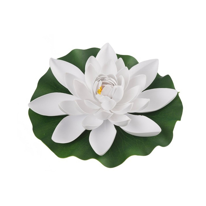 Nufar plastic mare 28cm, Alb