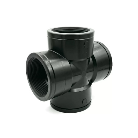 Plastic cruce 2" 4xFI