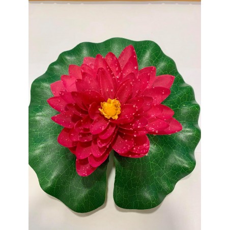 Nufar plastic mare 14cm, Rosu