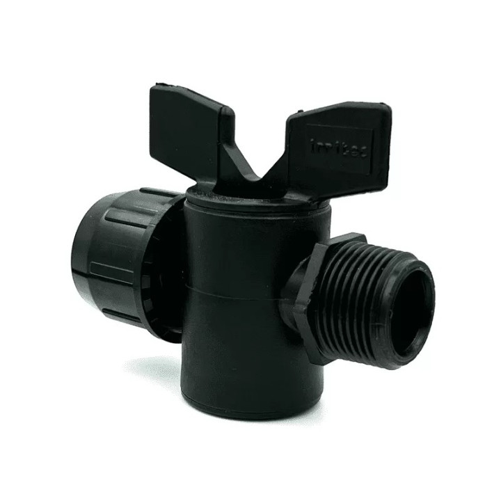 Robinet agricol 25mmx3/4"FE (negru)