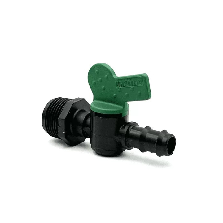 Supapă capăt furtun verde 16x1/2"FE 4bar