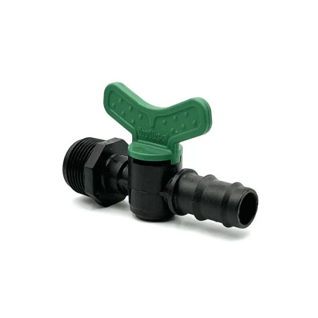 Supapă capăt furtun verde 20x3/4"FE 4bar