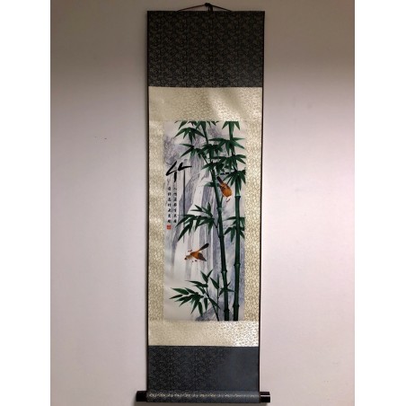 Rola de pânză tablou bambus 90x30cm - fish-farm.ro