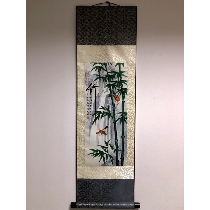 Rola de pânză tablou bambus 90x30cm - fish-farm.ro