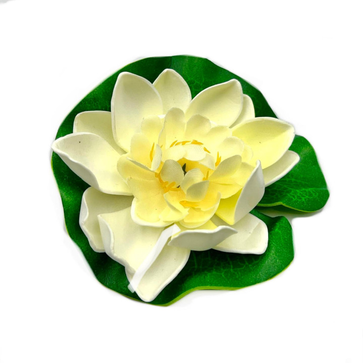 Nufar plastic mare 18cm, Galben