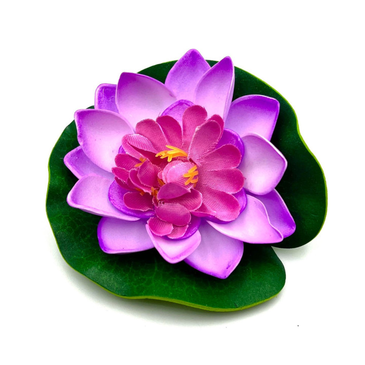 Nufar plastic plutitor 11cm, Galben