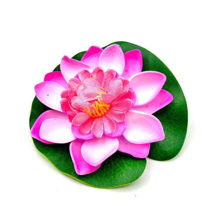 Nufar plastic mare 18cm, Galben