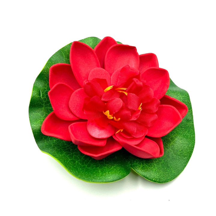 Nufar plastic mare 18cm, Galben