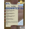 Plasa umbrire, Plasa antigrindina BROWNTEX 160GR/M2