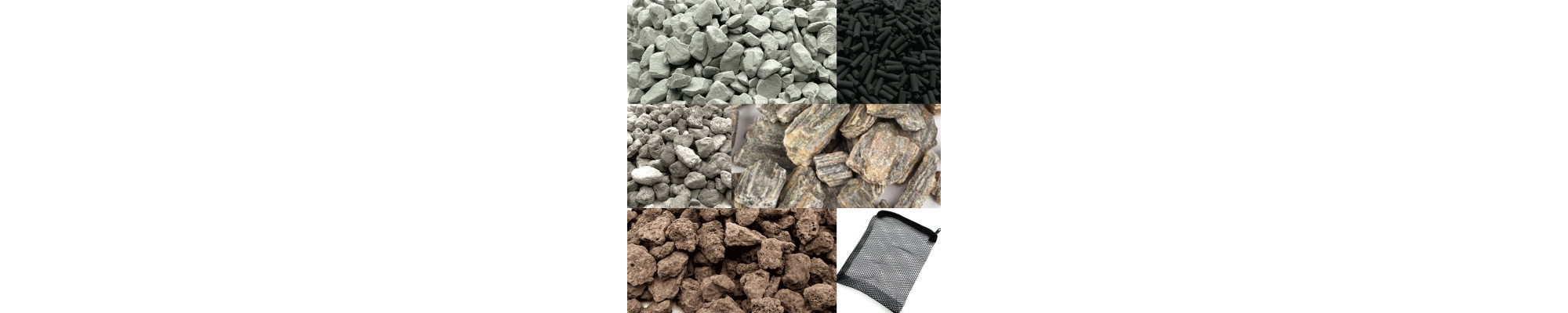 Material filtrant din minerale pentru iaz