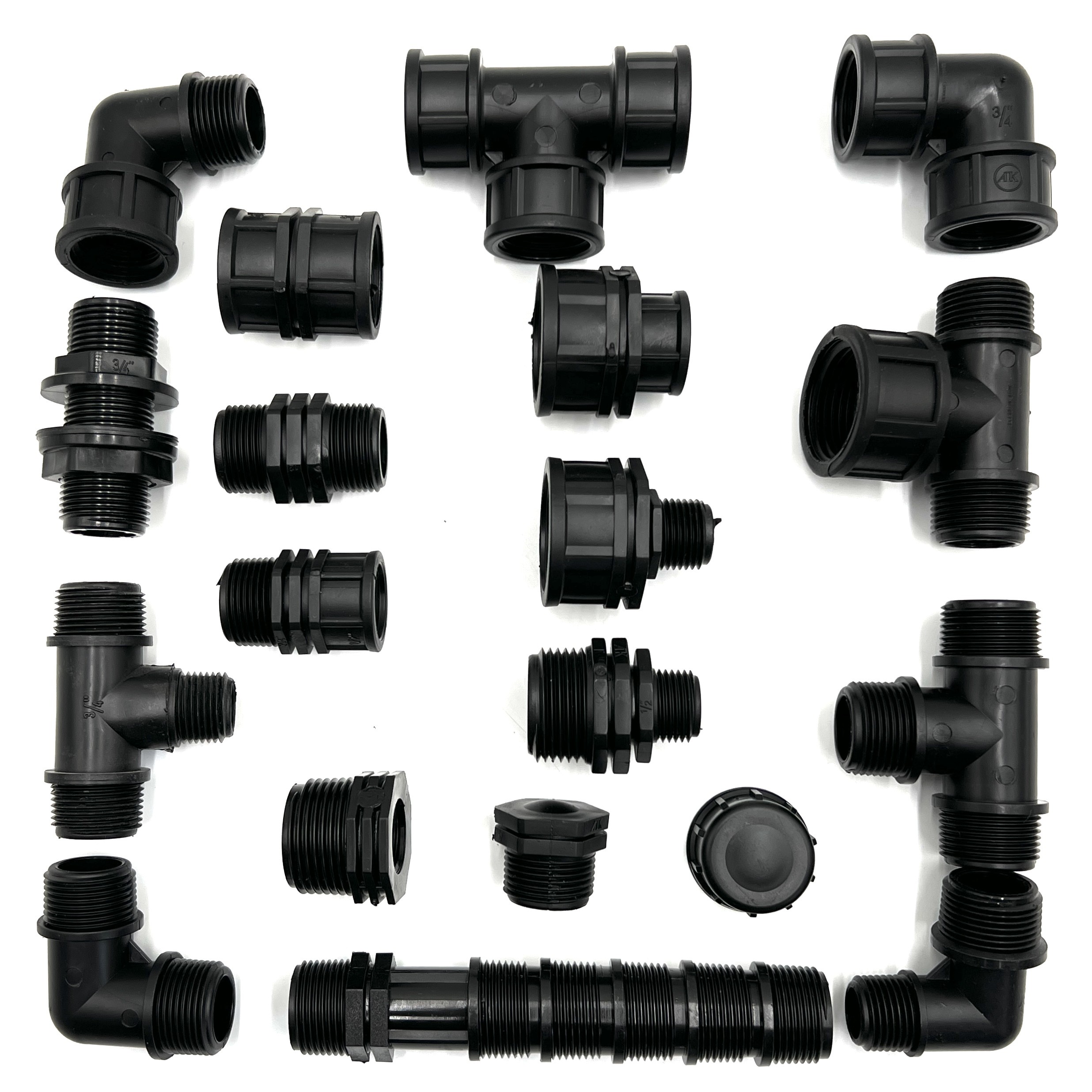 Fitinguri filetate din plastic