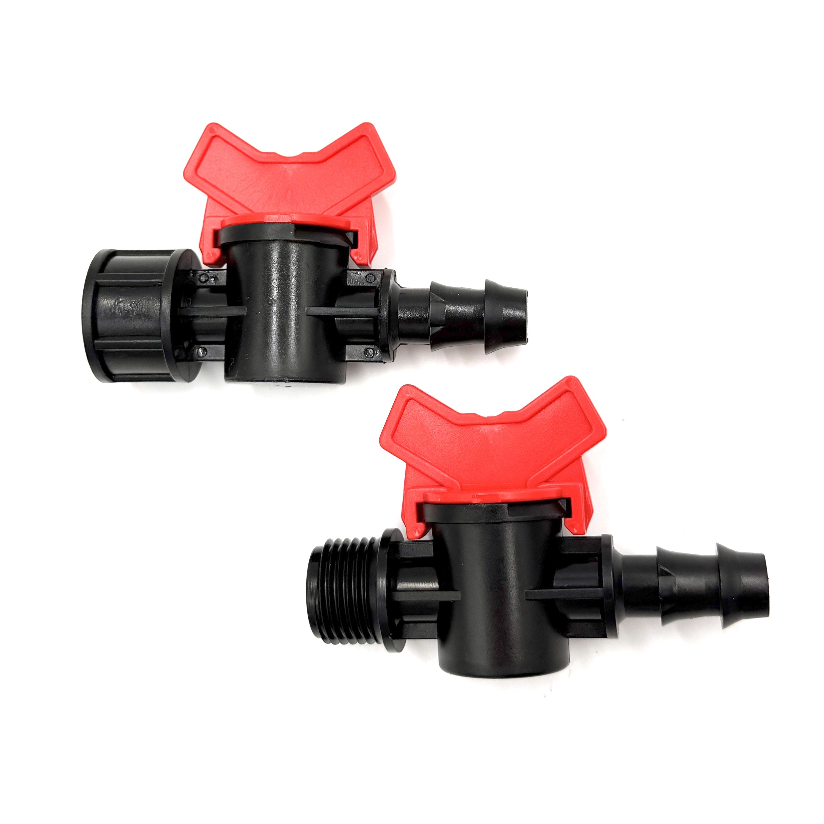 Mini robinet cu nervuri si filet