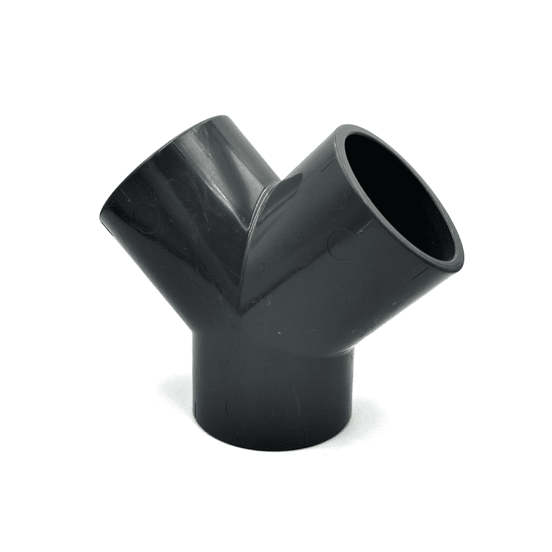 Fiting PVC Y cu lipire
