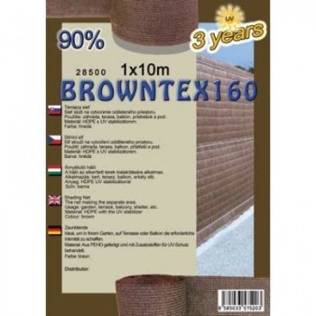 Plasa umbrire, Plasa antigrindina BROWNTEX 160GR/M2