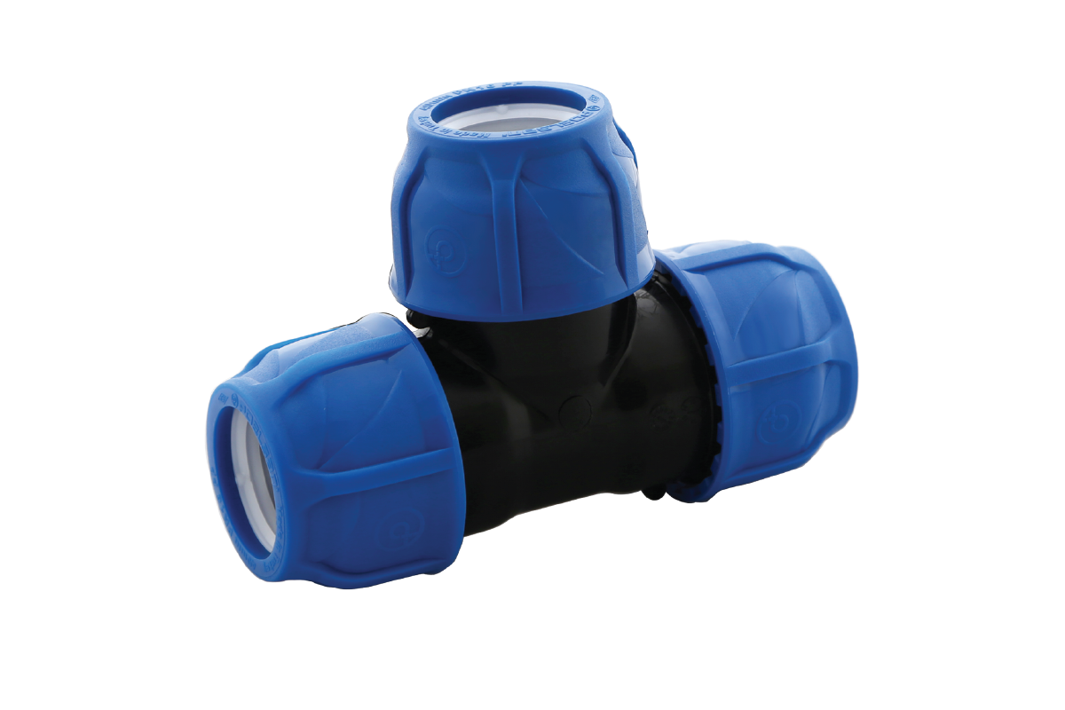 Teu compresiune egala PEHD max. 16bar