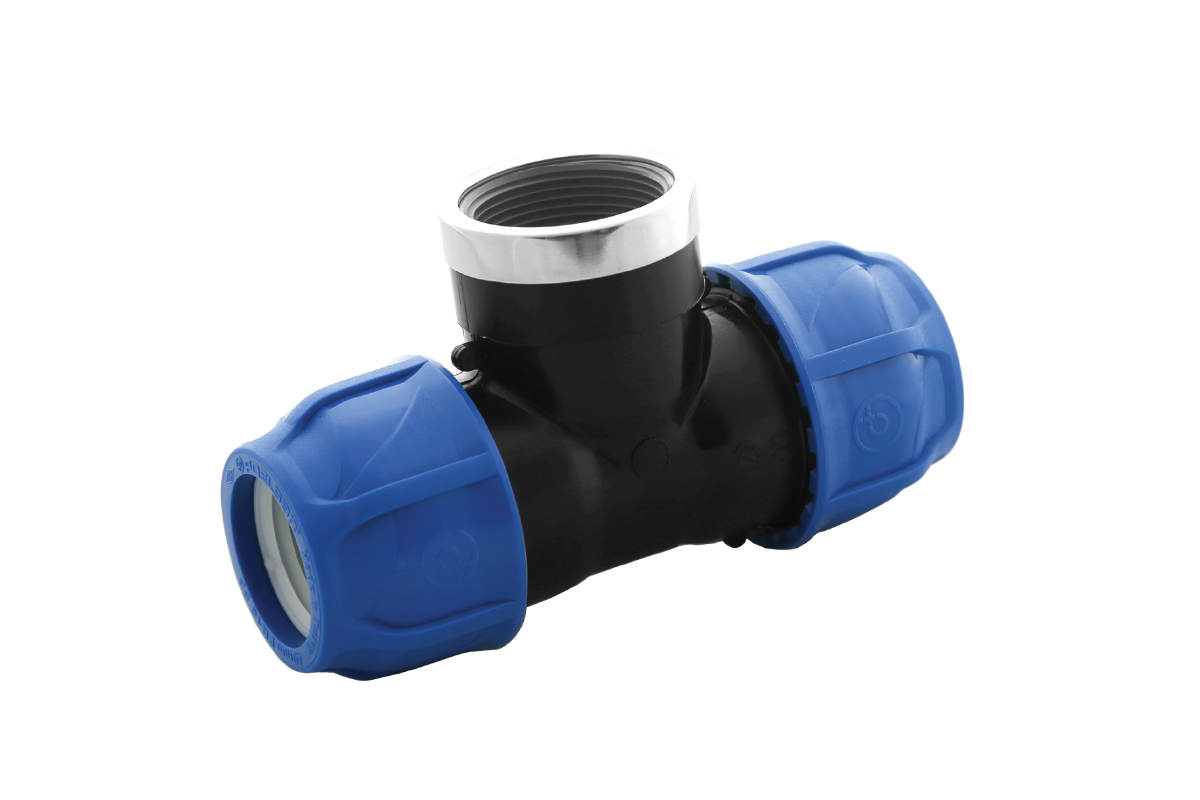 Teu compresiune Filet Interior PEHD max 16.bar