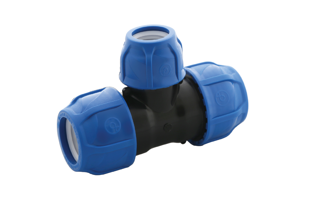 Teu compresiune redusa PEHD max. 16bar