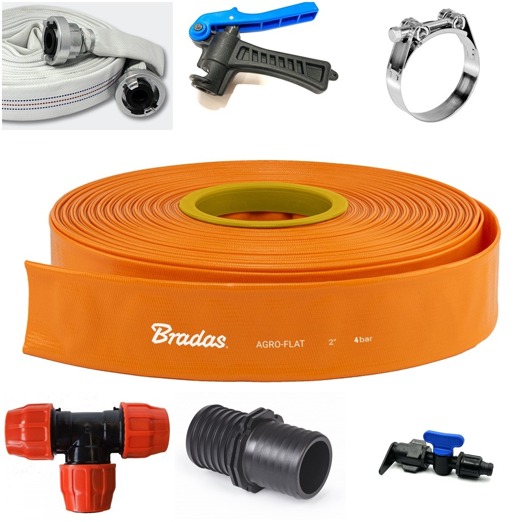 Furtunuri LayFlat, antiincendiu și conectori